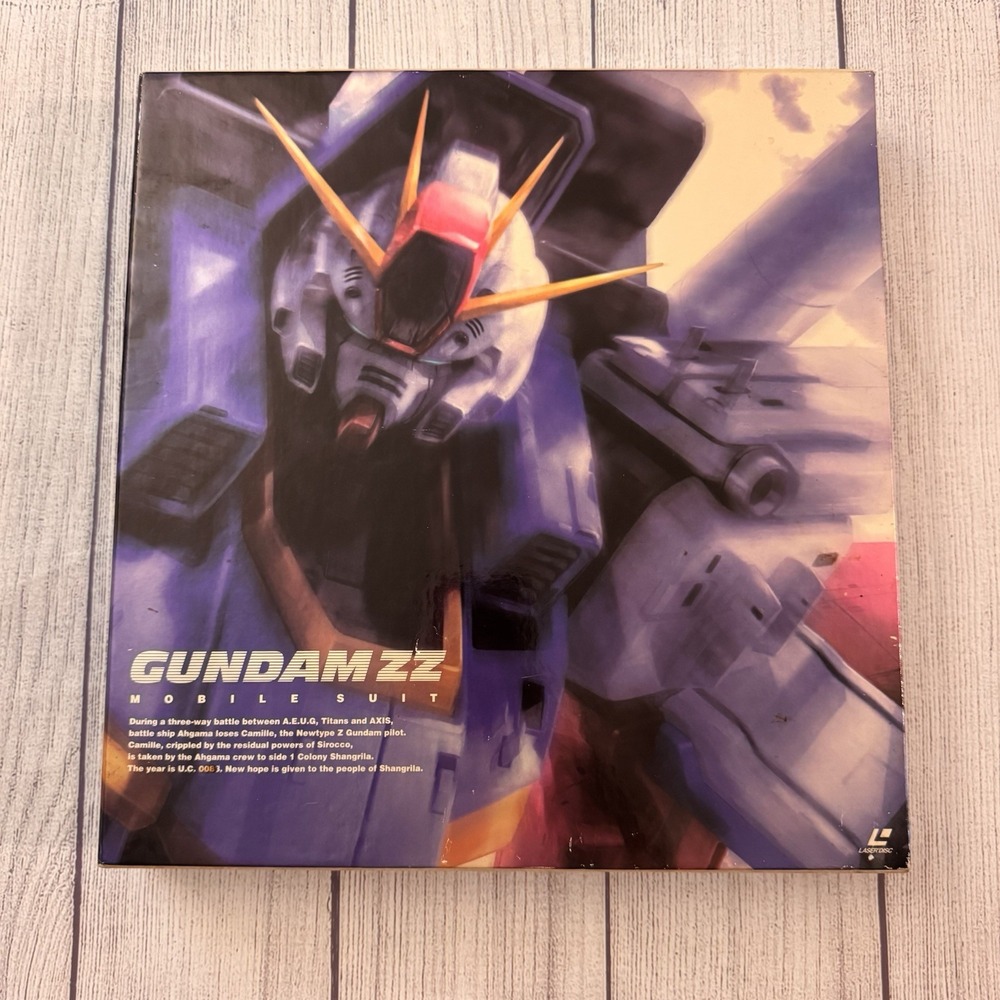 Used Gundam ZZ LD Memorial Box Type-1, 24-episode set, LaserDisc